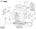 Bosch 3 601 D29 700 Gml 20 Radio Box 230 V / Eu Spare Parts